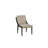 Kratz Leather Sling Chair -Peppercorn