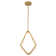 8-Light metal LED Chandelier With White Silicone Diffusers