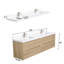 Meuble-lavabo mural avec lavabo et tiroirs-705598950