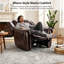 Fauteuil inclinable manuel surdimensionné 40,9 po Chemika-2082853694