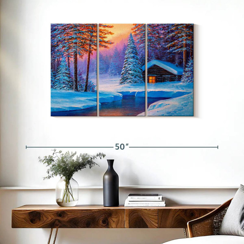 Alvord White Christmas, 24" H x 38" W