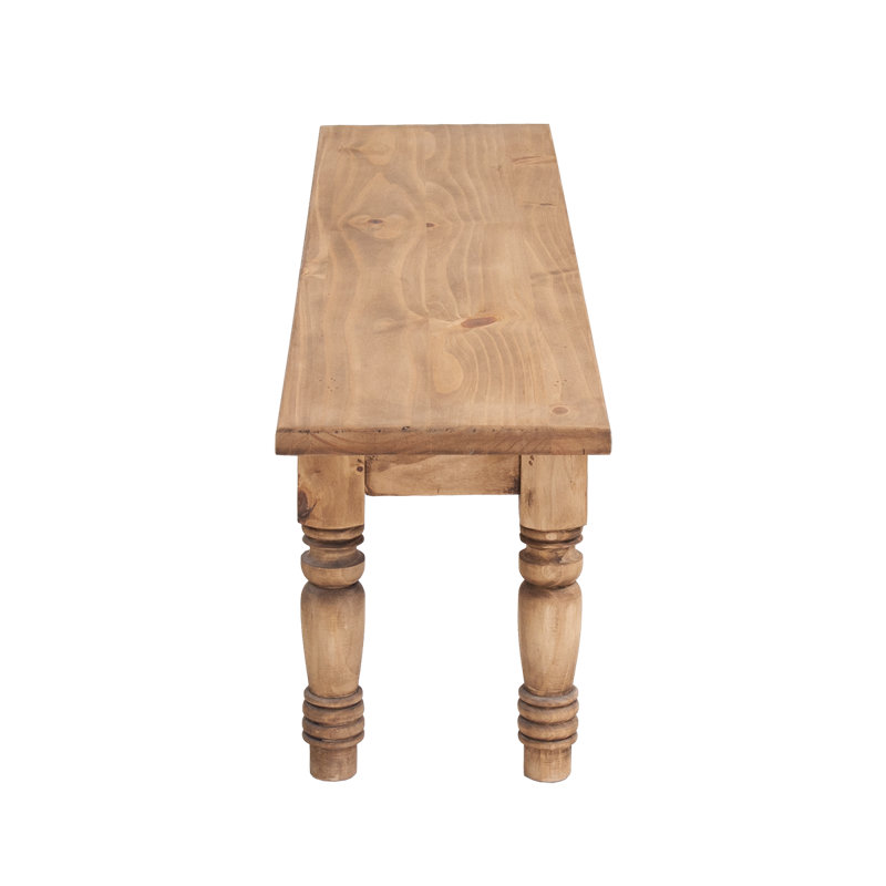 Banc en bois massif 5 pi, Brown