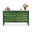 Buffet vert massif et bois manufacturé