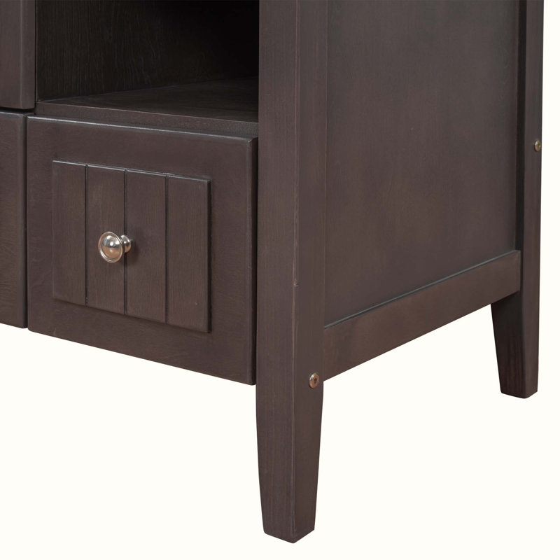 35,04 Base de meuble-lavabo simple seulement, Brun