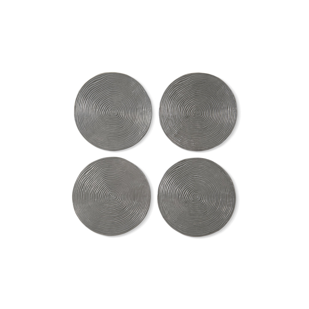 Ripple Resin Leaf with Antiquing Wall Décor (Set of 4) Phillips Collection 