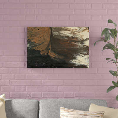 «Dark Flow III» par Regina Moore - peinture sur toile tendue
