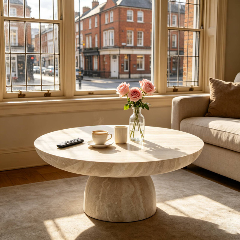 35,4 "table basse unique en forme de champignon, mobilier d'appoint décoratif élégant pour le balcon de la chambre à coucher du salon