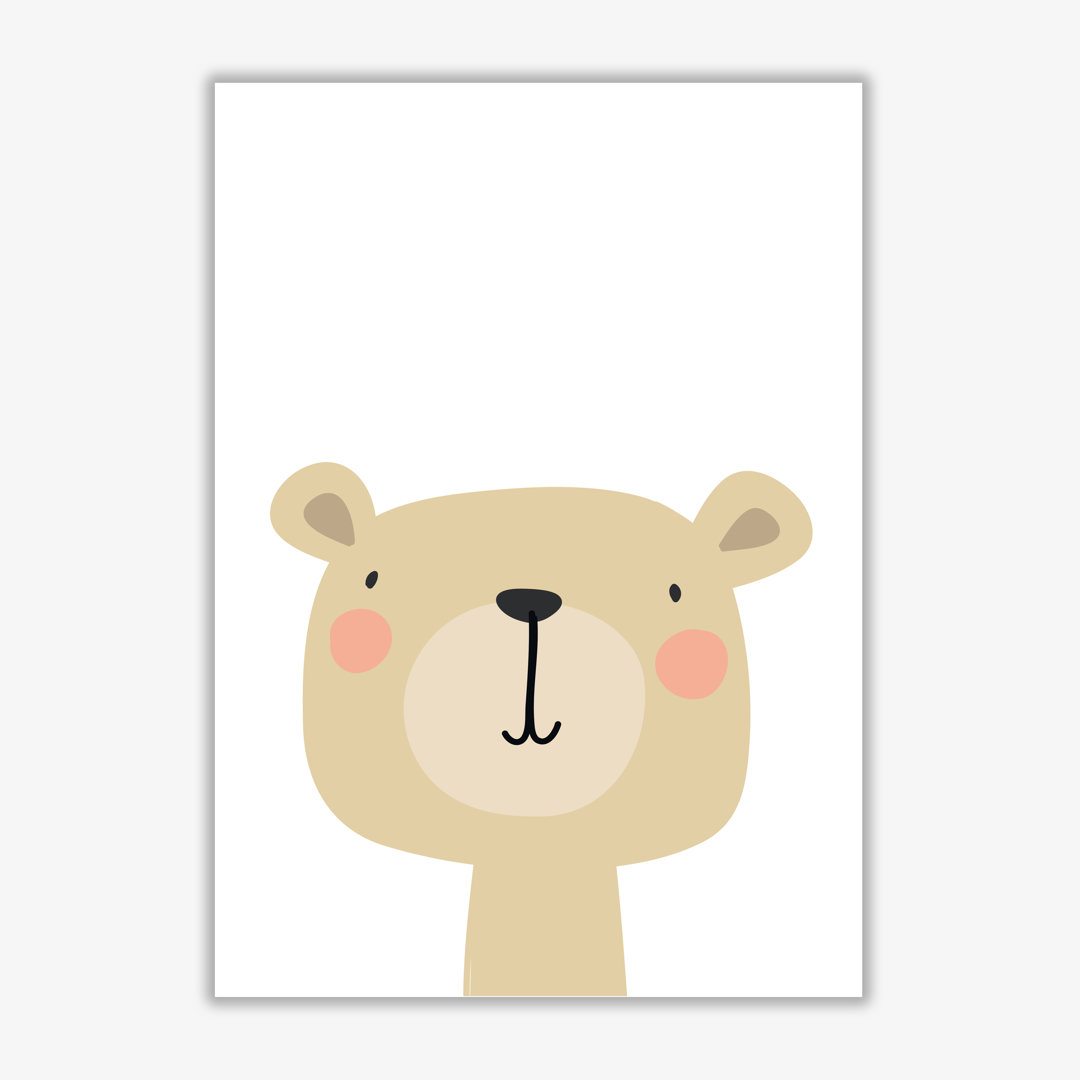Bear - Painting Print on Paper