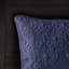 Couvre-lit réversible bleu marine - Le rembourrage en coton prélavé matelassé de style maison de campagne comprend deux taies décoratives pour matelas à haute profondeur