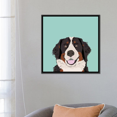 Bernese Mountain Dog, impression sur toile tendue