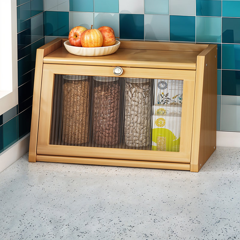 Freestanding Bamboo Spice Rack
