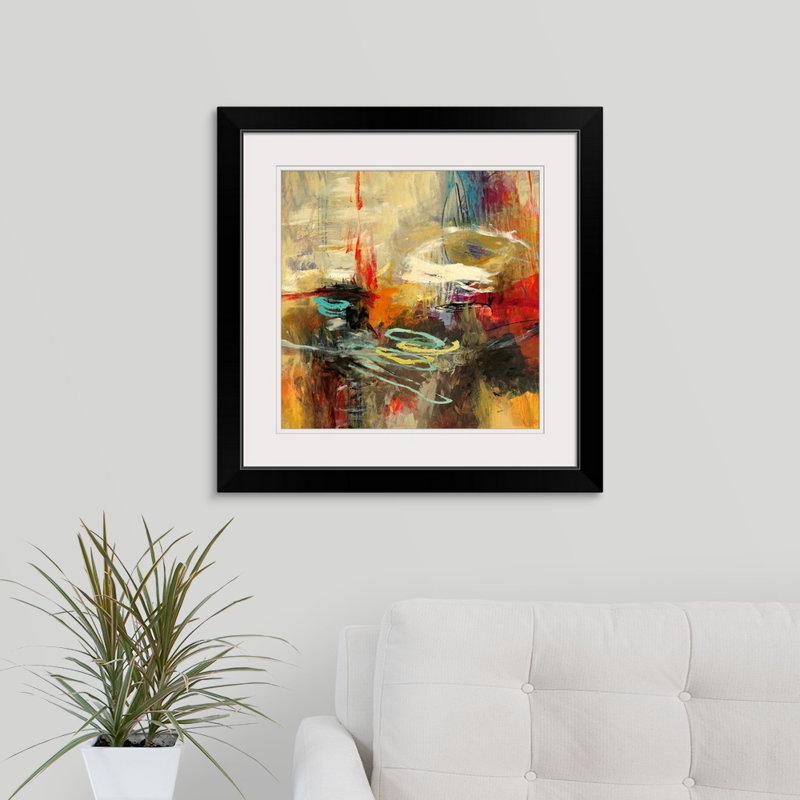 «Hilger Instinctual Beauty II» par Randy Hibberd - reproduction imprimée, H 24 po x l 24 po x P 1 po, Cadre noir