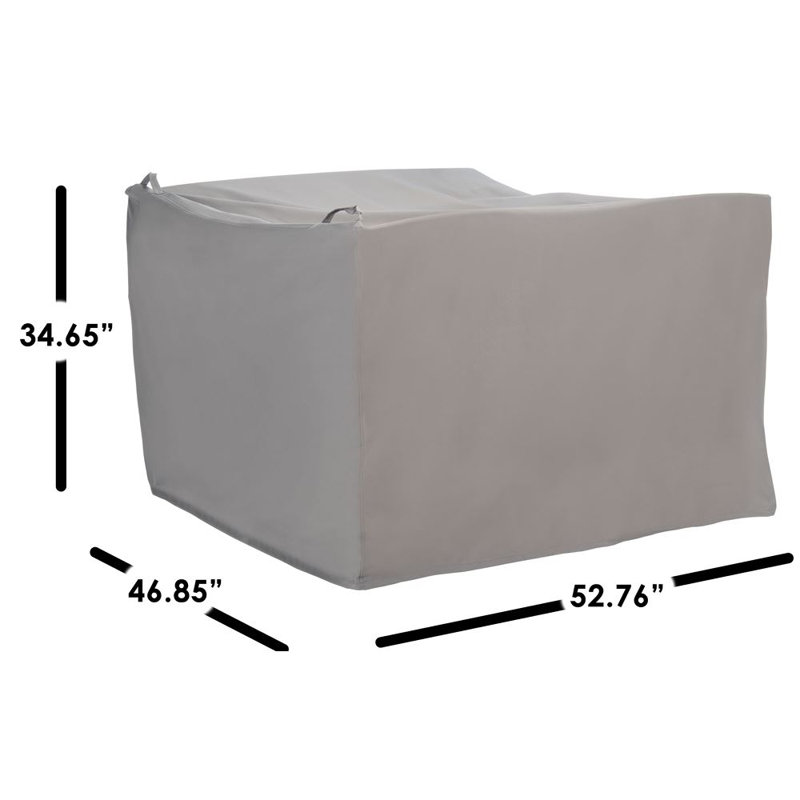 Carson Outdoor Conversation Set Cover, 35" H x 47" W x 53" D