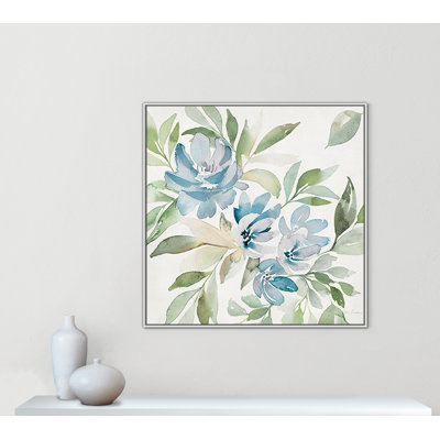 «Soft Blue Paradise Picks II» par Kristen Brockmon, reproduction sur toile flottante