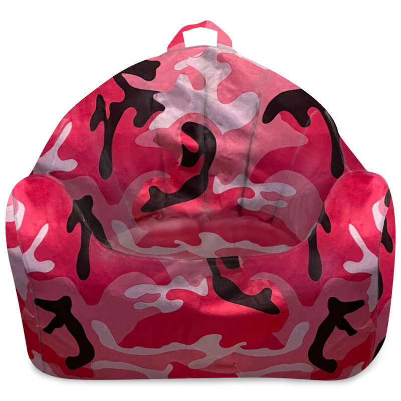 Bean Bag Chair Structured Seat for Kids, Teens and Adults, Comfy Bean Bag Chair for Gaming, Reading and Watching TV, Malibu Lounge Chair, Multiple Colors and Fabrics