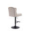 Tabouret de bar pivotant et réglable