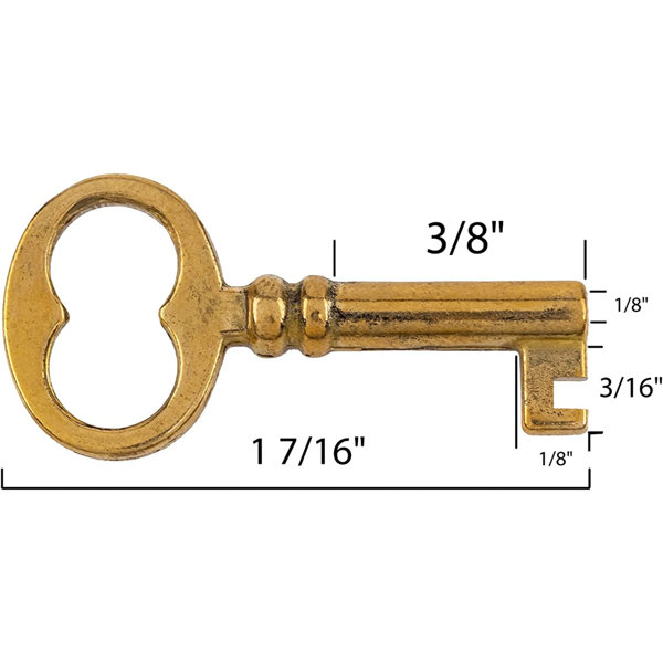 UNIQANTIQ HARDWARE SUPPLY Skeleton Key