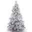Alberta Flocked Artificial Christmas Tree Unlit-2107726878