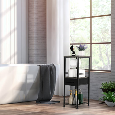 Allisun Medium Density Fiberboard (MDF) Freestanding Bathroom Shelves