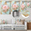 Baer - pivoine, art mural-106092678-106092679
