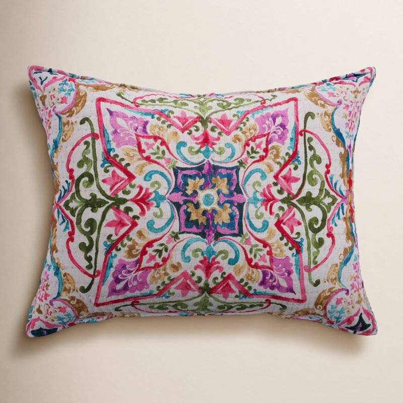 Floral Pillow Sham, Standard/Twin