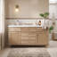 Freestanding Standard Free Standing Single Double Single Vanity Bathroom Vanity With Top-93057651