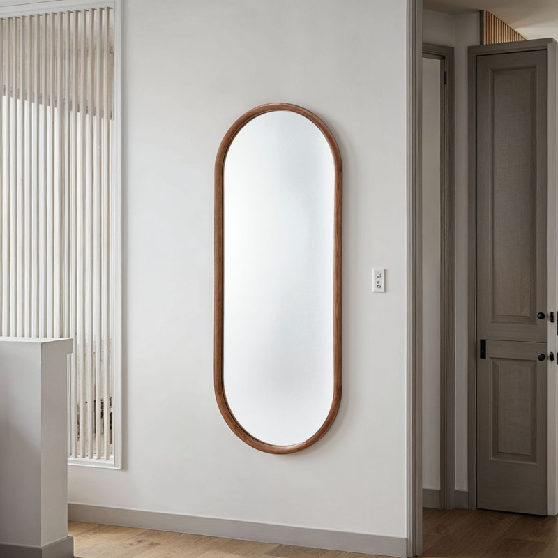 Solid Wood Mirror, 150 cm H x 60 cm W
