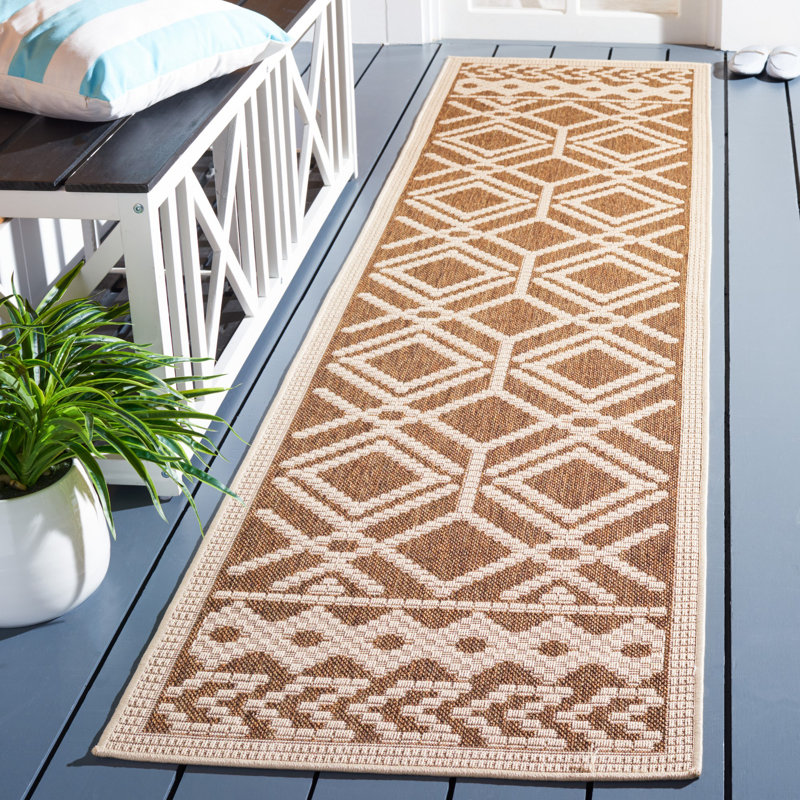 Tapis d'intérieur / extérieur lavable à la machine Martha Stewart, Tapis de couloir 2 pi 2 po x 9 pi