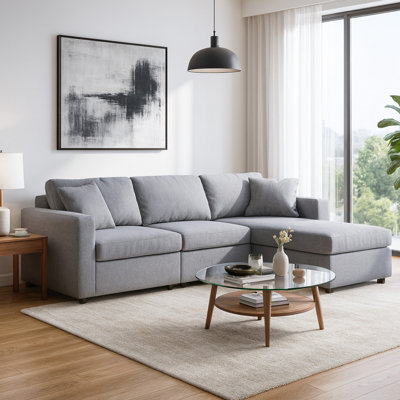 Canapé modulaire 3 pièces avec méridienne Braintree