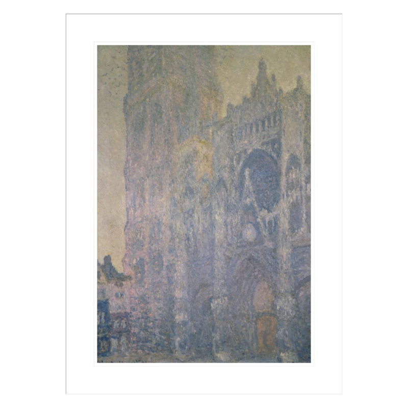 «White Morning Light» par Claude Monet, impression giclée sur cadre, H 29,5 po x l 21,97 po