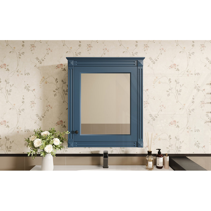 Armoire de rangement murale pour pharmacie, Bleu