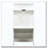 Compact Kitchen Pantry Buffet with Foldable Workstation-231609681