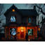 (36 "x 80" gris) Écran de projection arrière holographique avec quincaillerie de fixation pour projeter des vidéos d'Halloween 