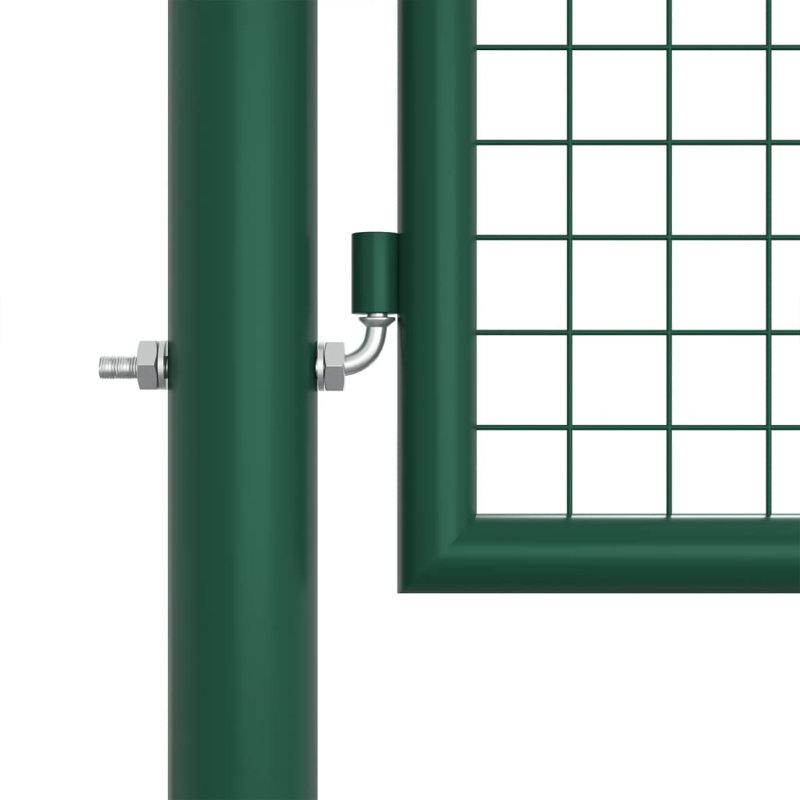 Maghakia Mesh Garden Gate Steel Green, 125cm H x 390cm W