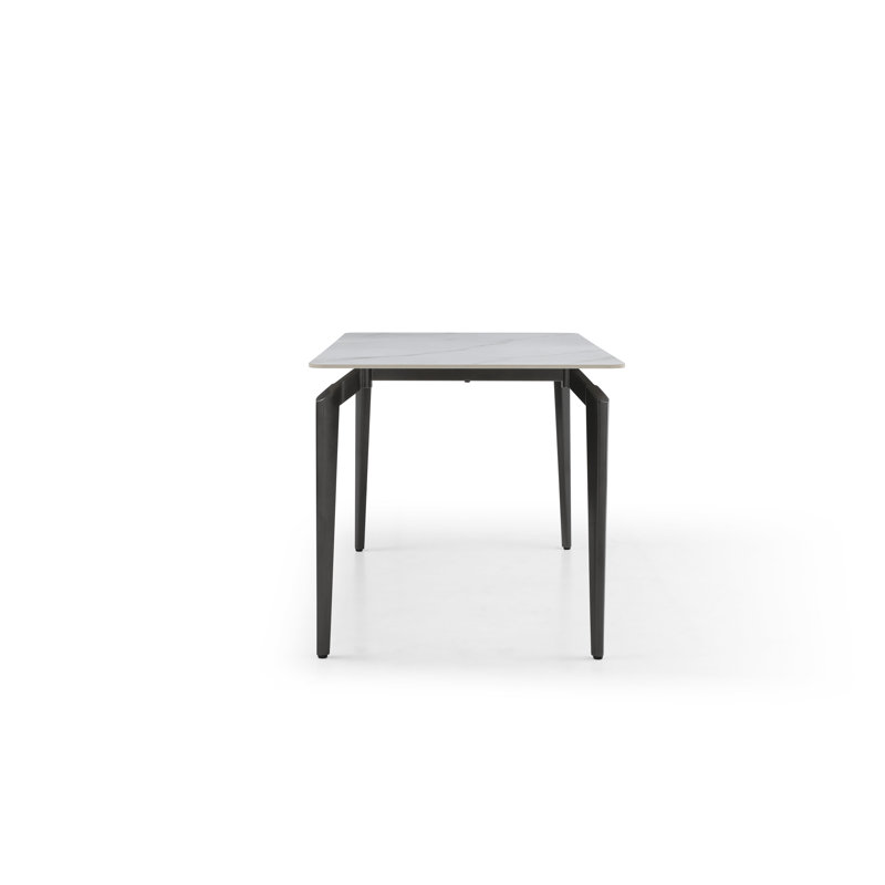 Bruch 4 - Person Dining Set, White, Grey