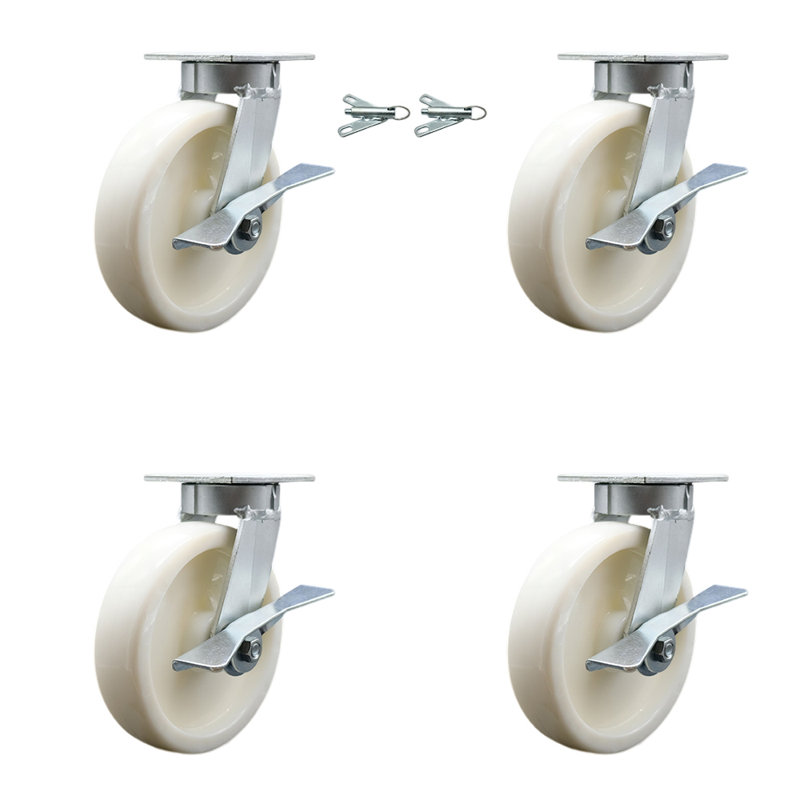 4 Piece Nylon Caster Set