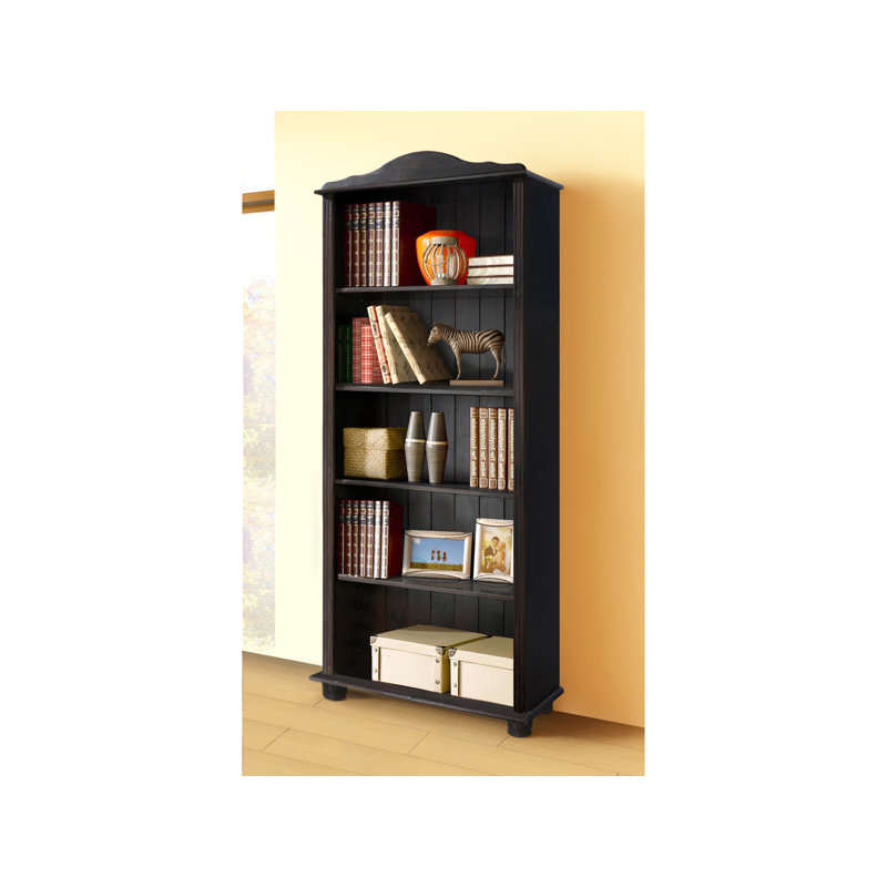 Adelanto 181cm H x 77cm W Standard Bookcase, Walnut