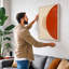 Overlapping Forms Minimalist - Wrapped Canvas-131761771-131761770