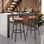 Singraul Swivel Upholstered Counter Stool with Metal Frame