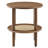 Modway Torus Round Side Table with Rattan Shelf-90623434