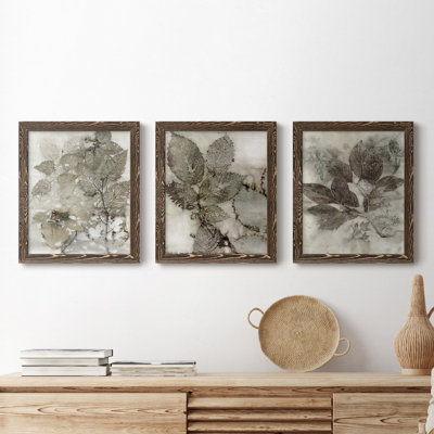 Birch Leaves I Painting Print on Canvas