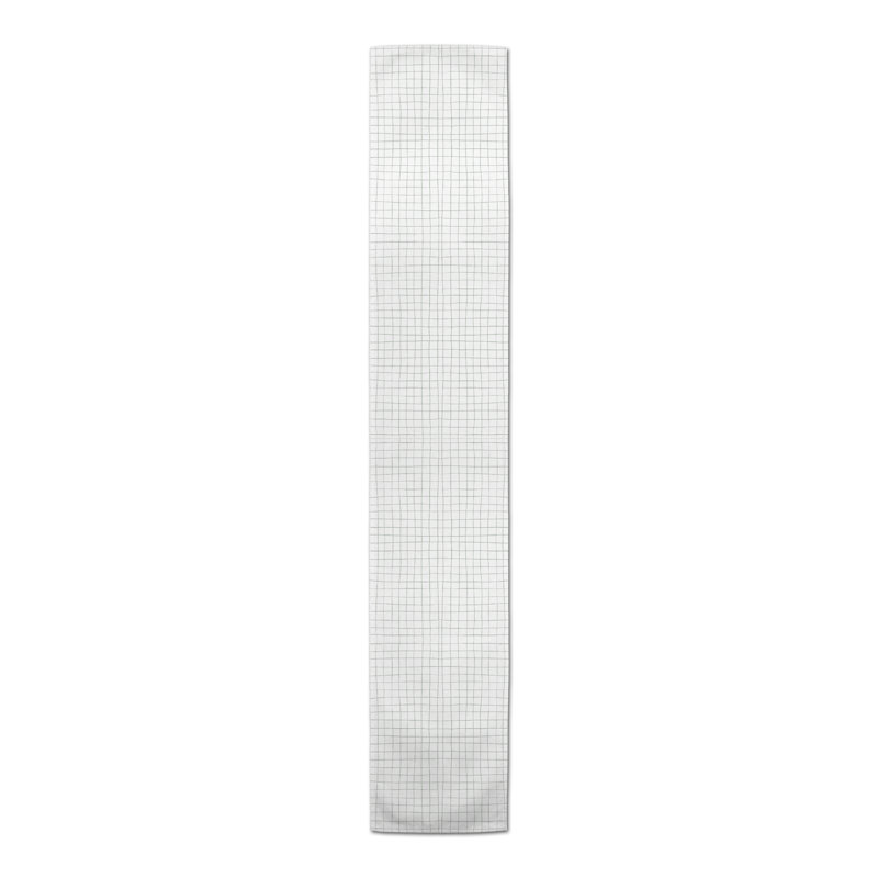Striped Table Runner, 72" x 16", Green