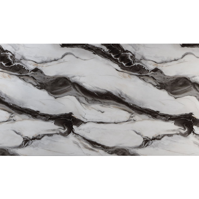 Sherilynn WHITE/BLACK DINING TABLE