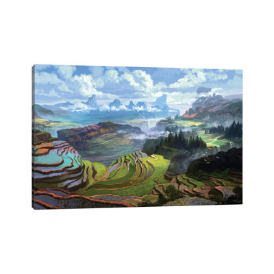 Rice Terreces by Ferdinand Ladera - Wrapped Canvas Print