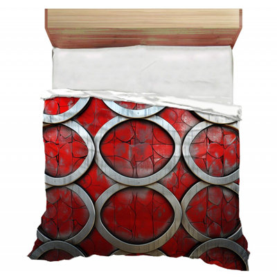 Layers Art Bathroom Geometric Comforter