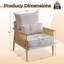 Chaise avec accoudoirs Masson Chenille-614586113