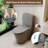 Dual Flush 1.1/1.6 GPF Elongated One-Piece Toilet, Comfort Height, Water-Saving Design, MAP 1000g-112665670