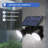 Solar Lights Outdoor X-Watt LED Dusk to Dawn Floor Light with Motion Sensor (pack of 1)