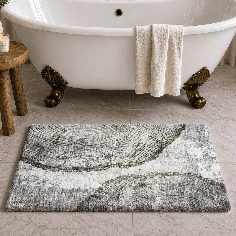 Tapis à poil long de qualité supérieure lavable à la machine ADS649, 1 pi 8 po x 2 pi 6 po