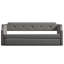 Upholstered Daybed With Trundle, Wood Slat Support,Upholstered Frame Sofa Bed ,-900572566